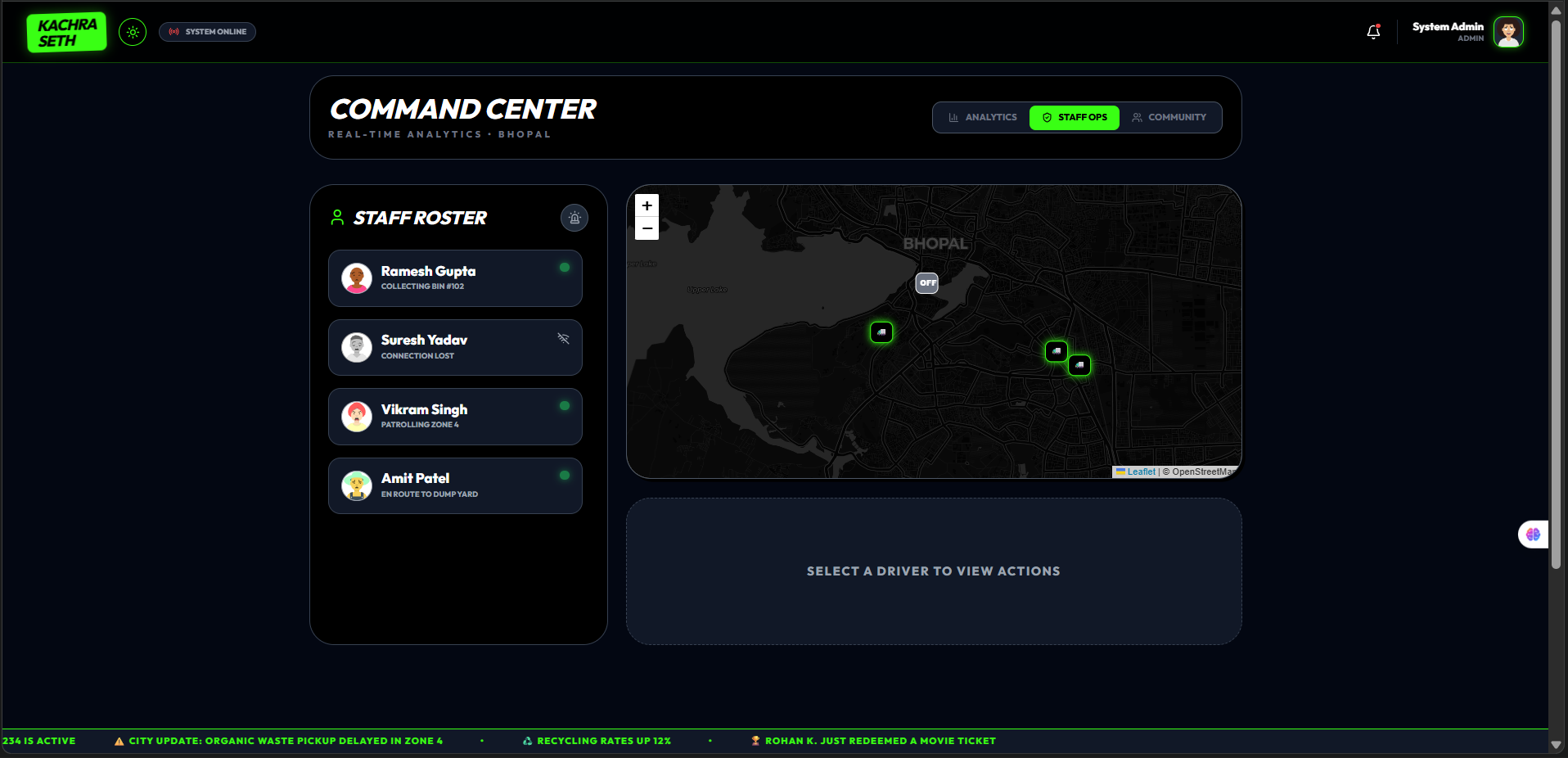Command Center — Staff Ops